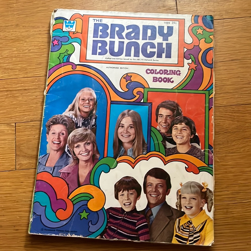 1972 Whitman The Brady Bunch Coloring Book 
Some Pages have been colored already